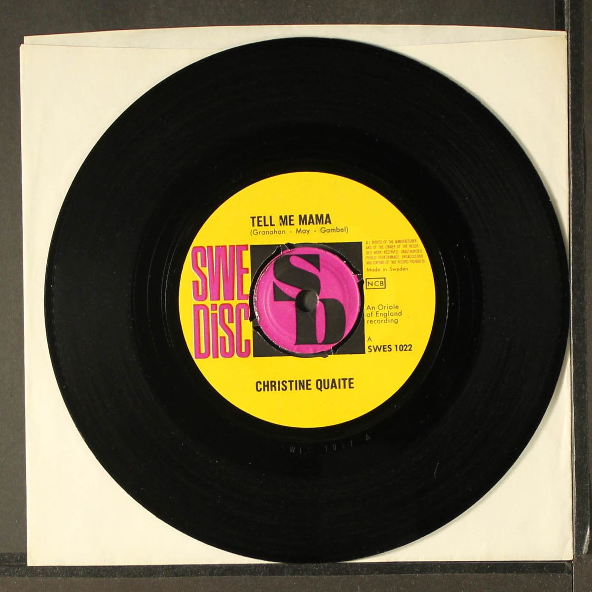in the middle of the floor / tell me mama by CHRISTINE QUAITE
