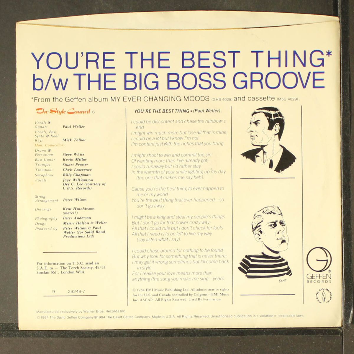 you're the best thing / the big boss groove by STYLE COUNCIL
