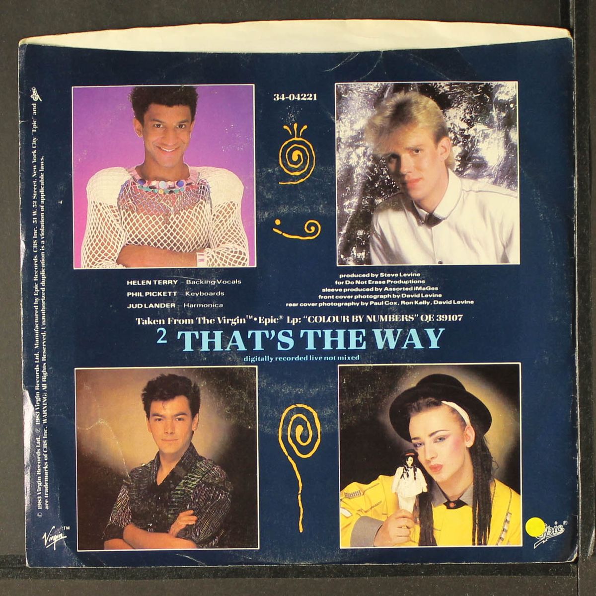 karma chameleon / same by CULTURE CLUB