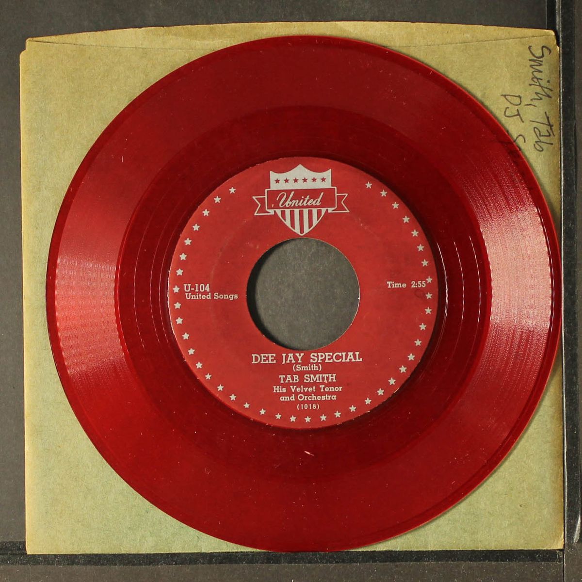 dee jay special / because of you by TAB SMITH