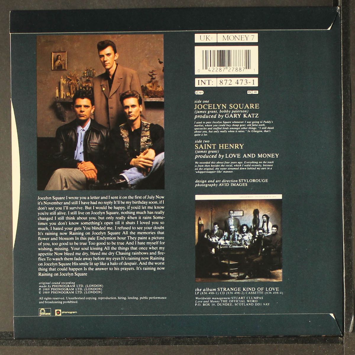 jocelyn square / saint henry by LOVE AND MONEY