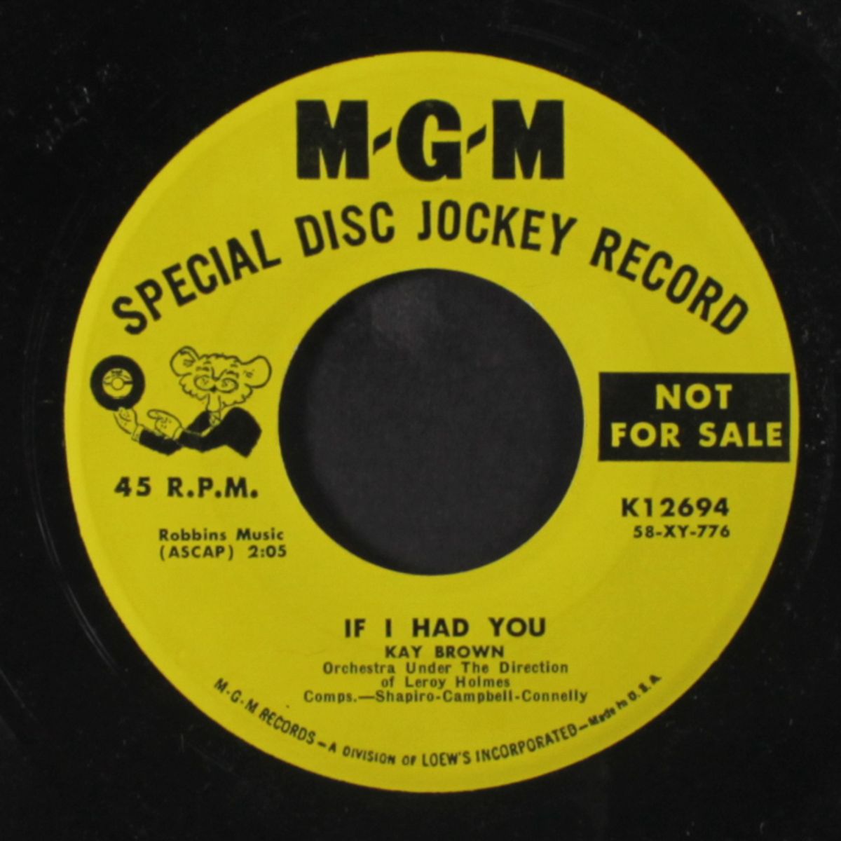 i like to rock 'n' roll slowly / if i had you by KAY BROWN