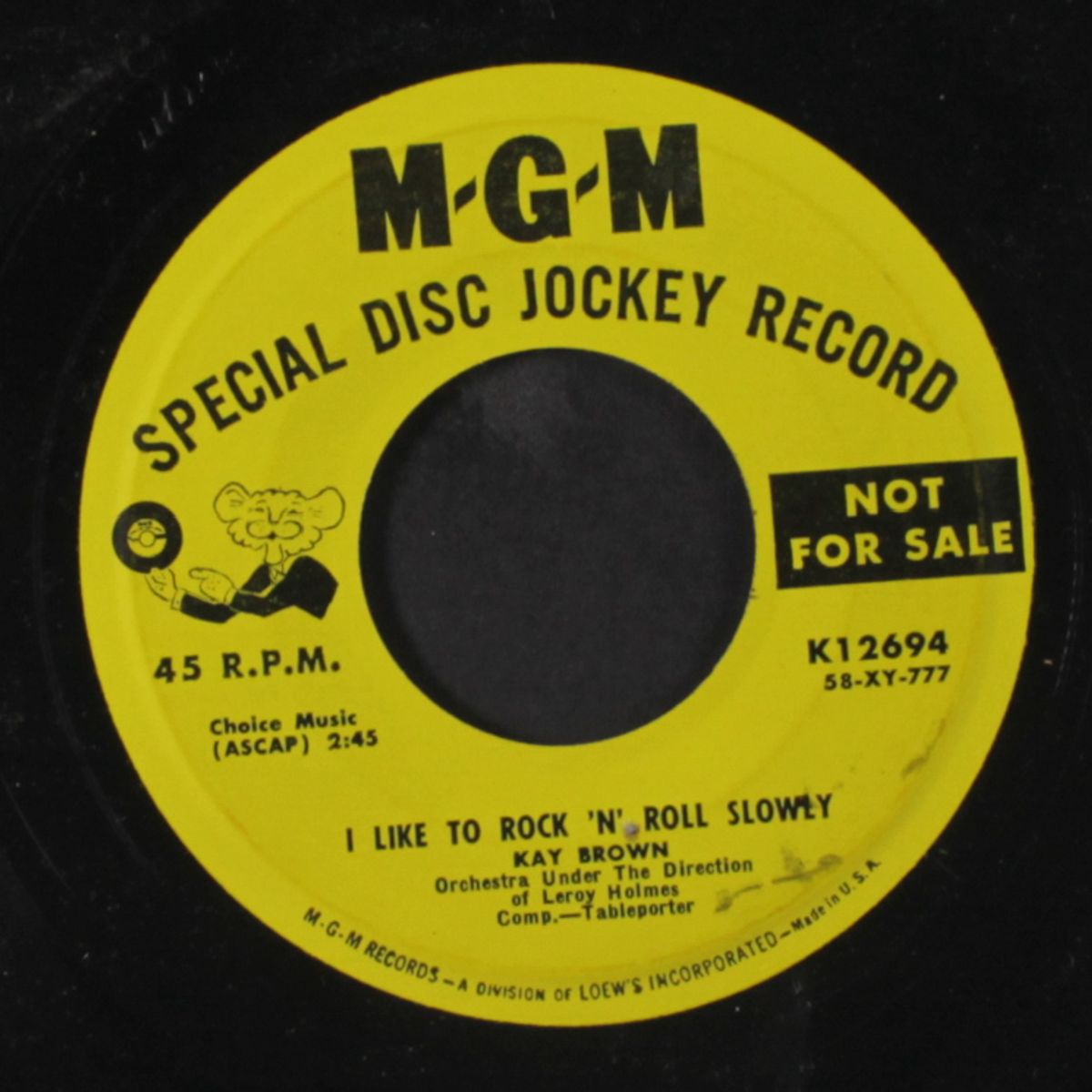 i like to rock 'n' roll slowly / if i had you by KAY BROWN