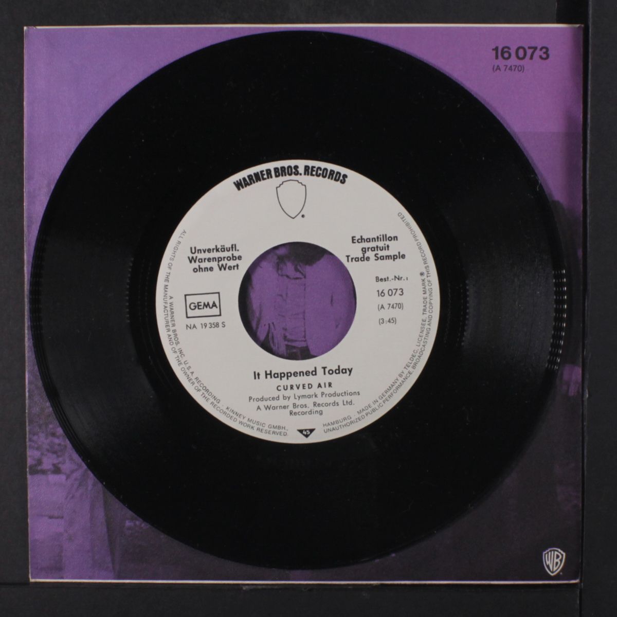 it happened today / what happens when you blow yourself up by CURVED AIR