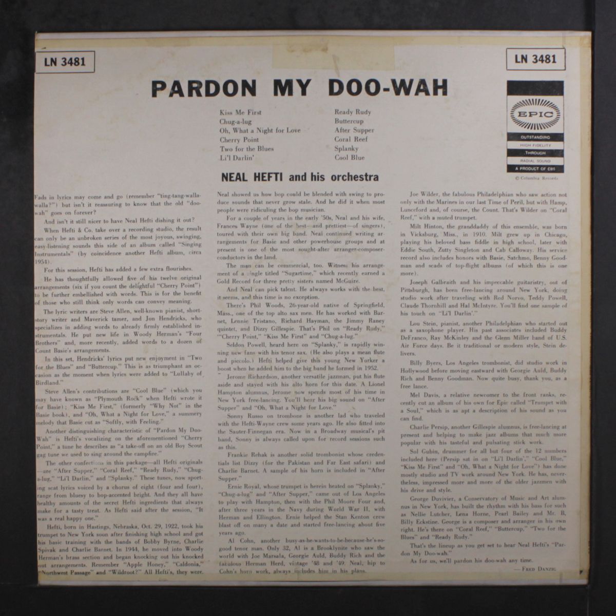 pardon my doo-wah by NEAL HEFTI