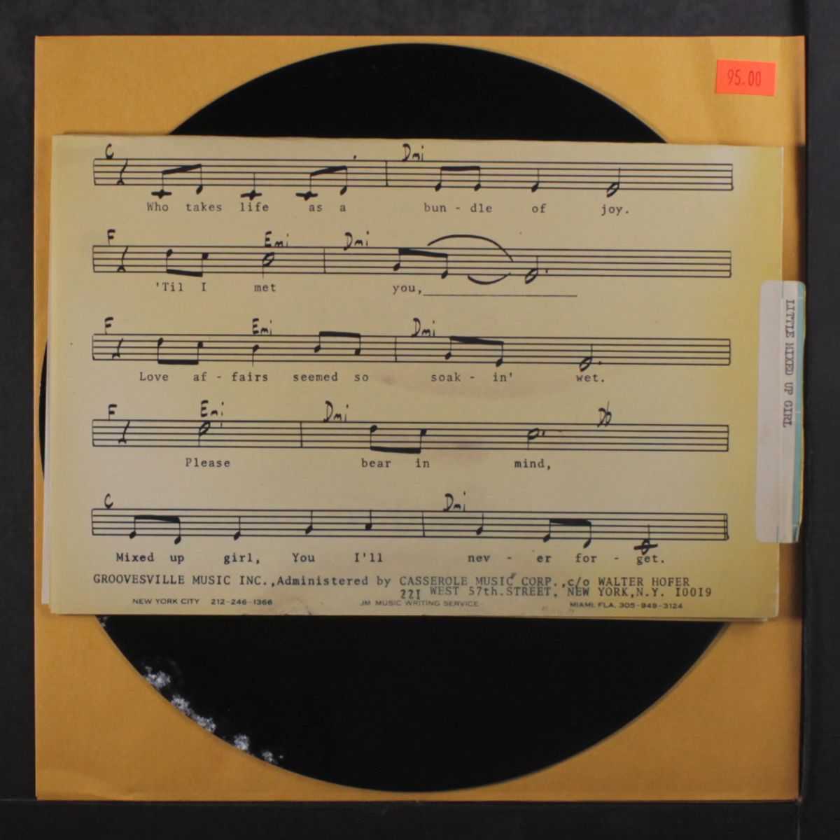 little mixed up girl / blank by UNKNOWN ARTIST