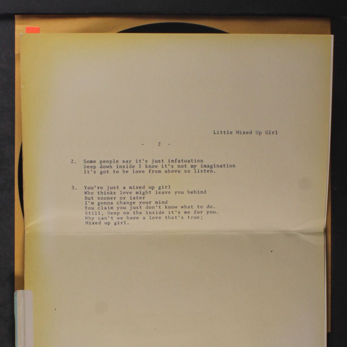little mixed up girl / blank by UNKNOWN ARTIST