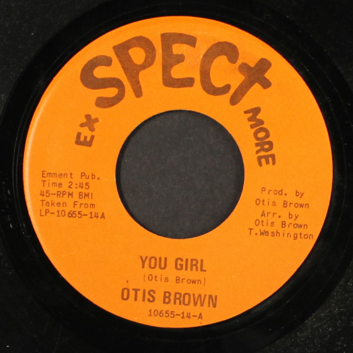 you girl / mama don't allow no loving in here by OTIS BROWN