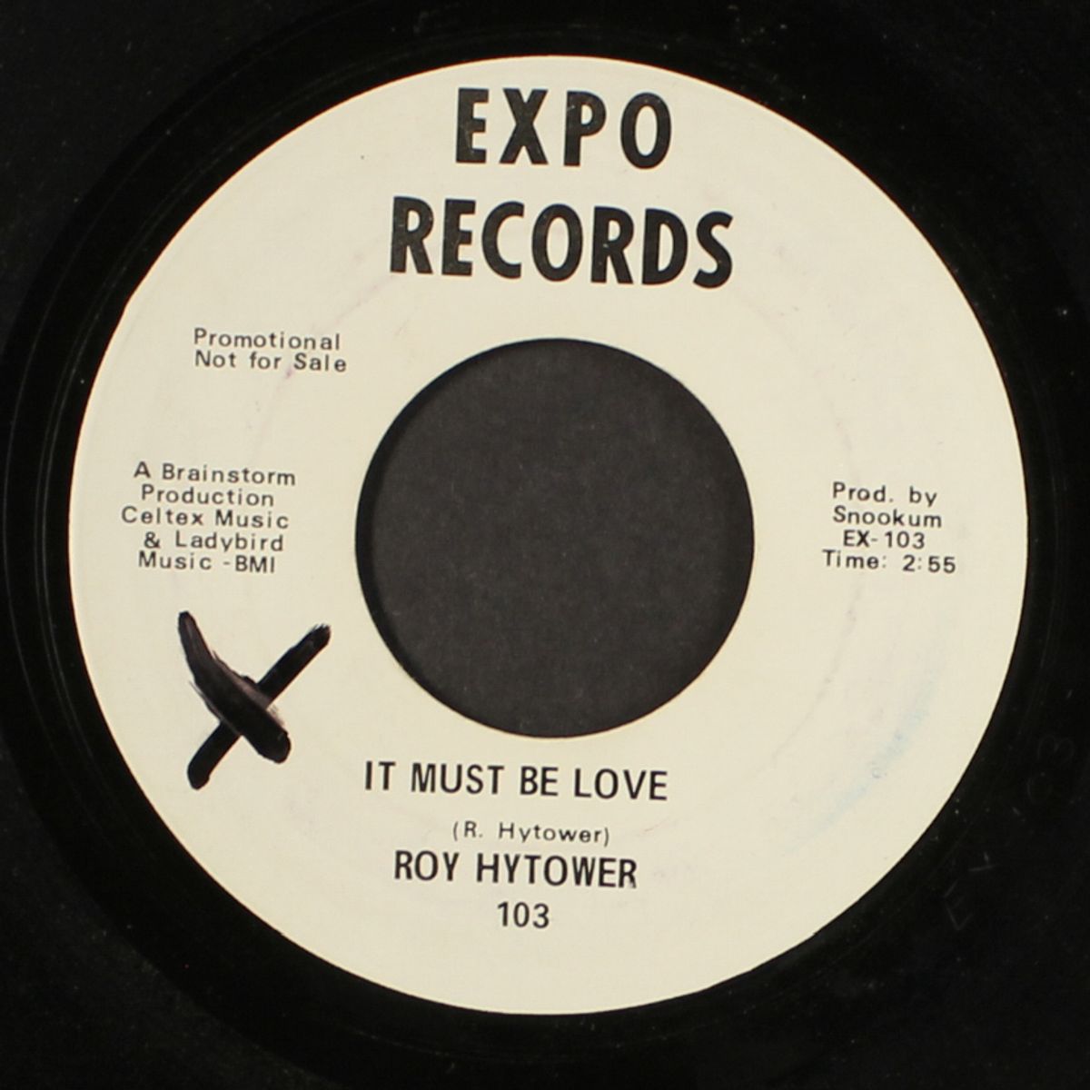 it must be love / love that girl of mine by ROY HYTOWER