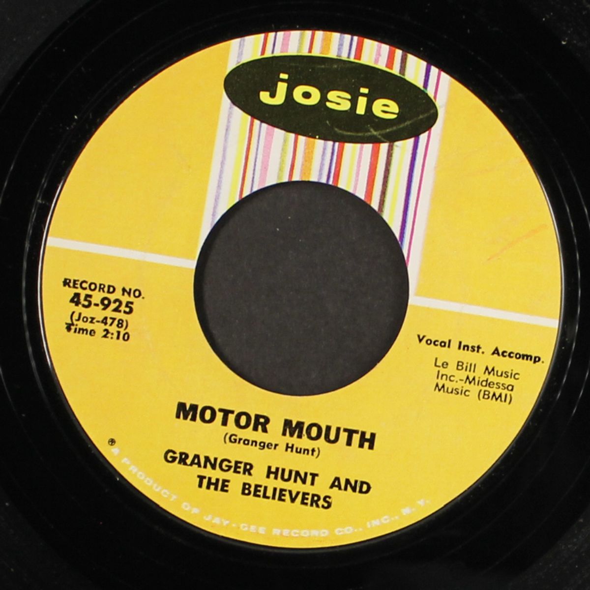 love wasn't real / motor mouth by GRANGER HUNT & BELIEVERS