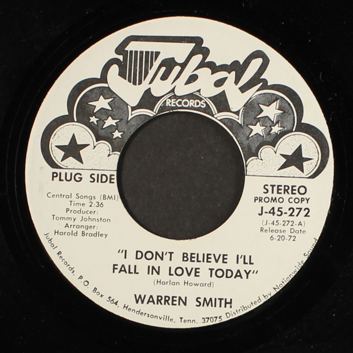 i don't believe i'll fall in love today by WARREN SMITH