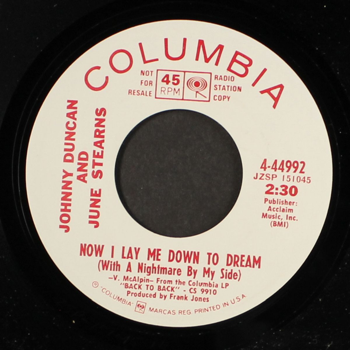 we'll get married or nothing / now i lay me down to dream by JOHNNY DUNCAN & JUNE STEARNS