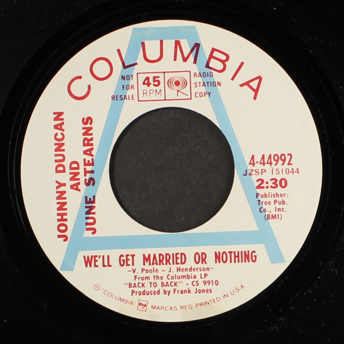 we'll get married or nothing / now i lay me down to dream by JOHNNY DUNCAN & JUNE STEARNS