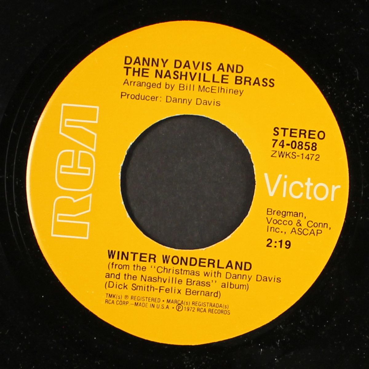 white christmas / winter wonderland by DANNY DAVIS & NASHVILLE BRASS