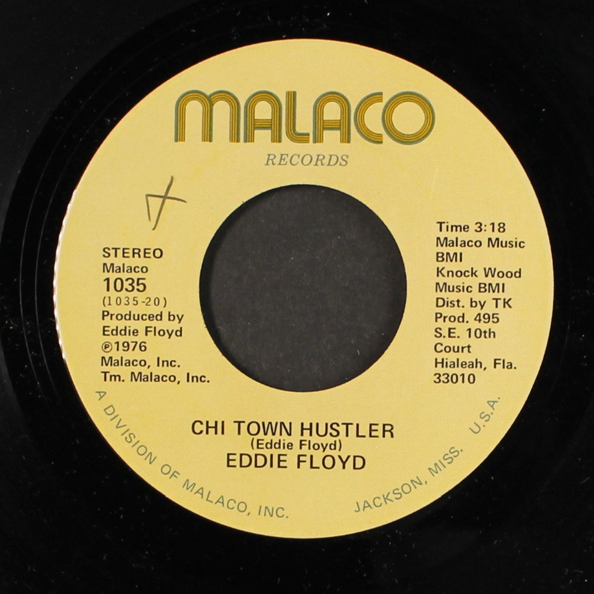 chi town hustler / in paradise by EDDIE FLOYD