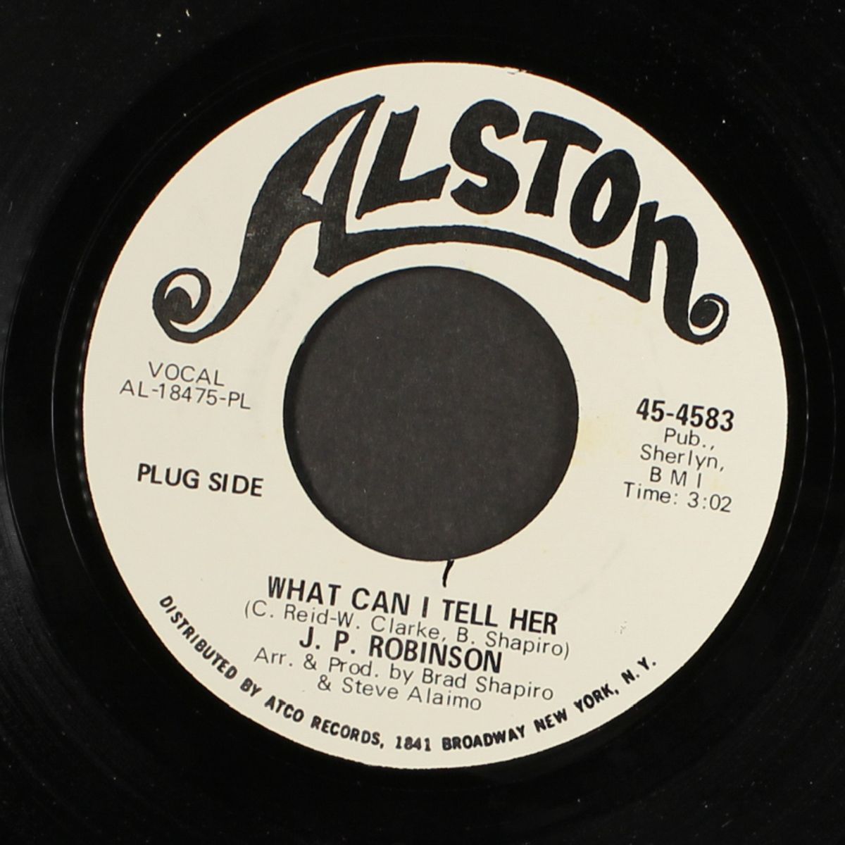 what can i tell her / doggone it by J.P. ROBINSON