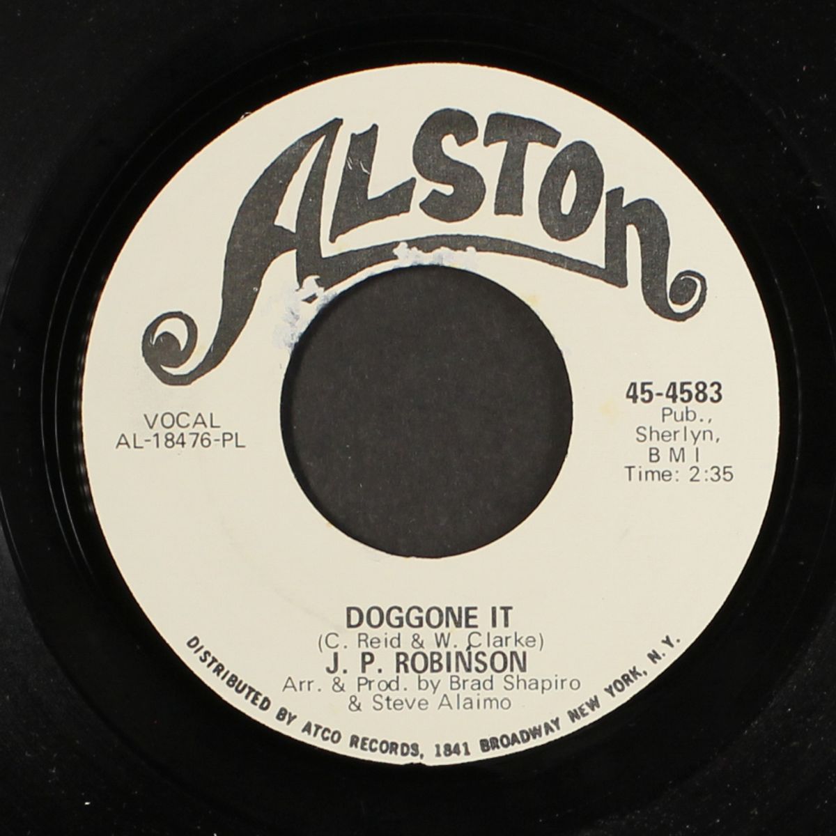 what can i tell her / doggone it by J.P. ROBINSON