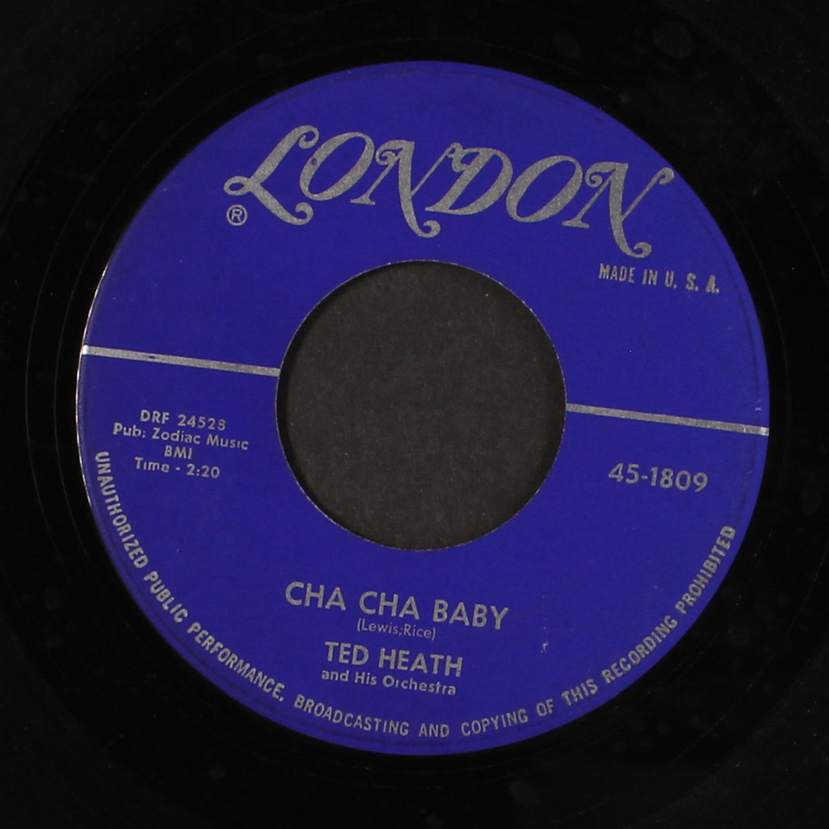 cha cha baby / tom hark by TED HEATH