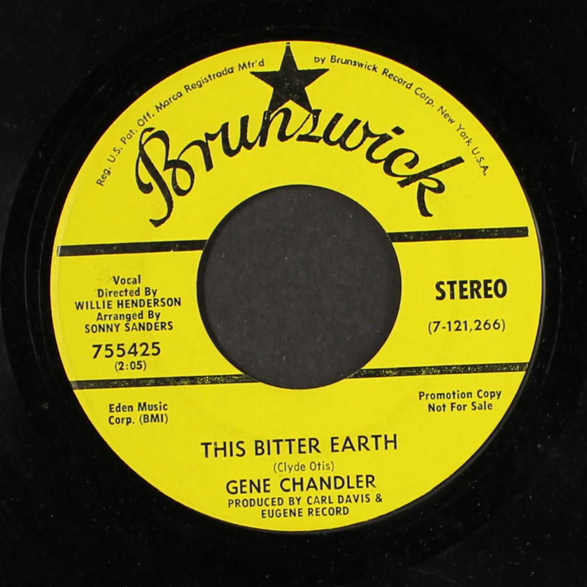suicide / this bitter earth by GENE CHANDLER