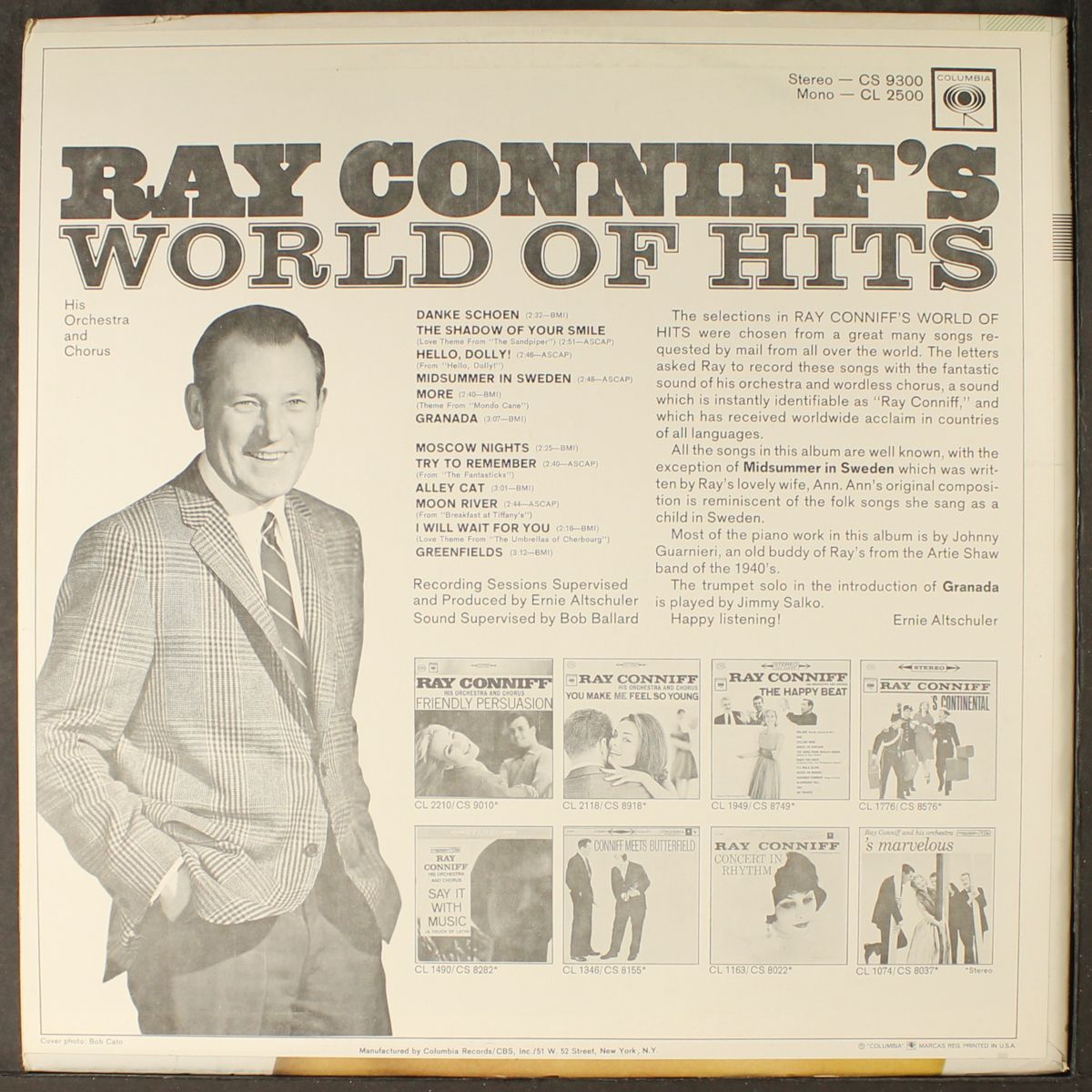 world of hits by RAY CONNIFF