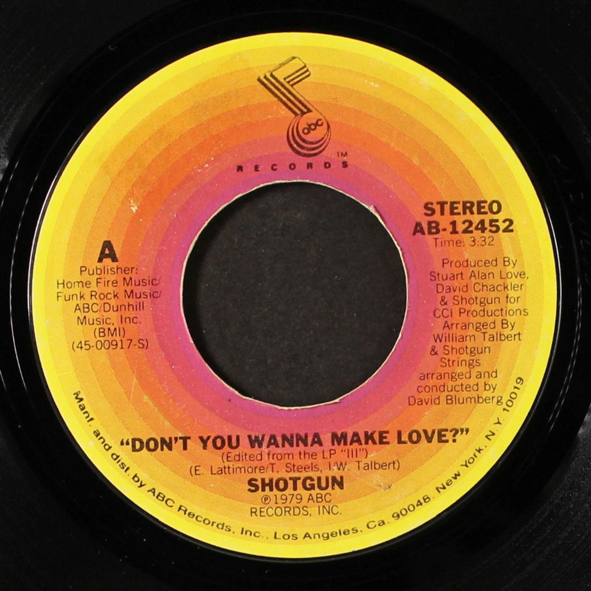 don't you wanna make love? / stone woman by SHOTGUN