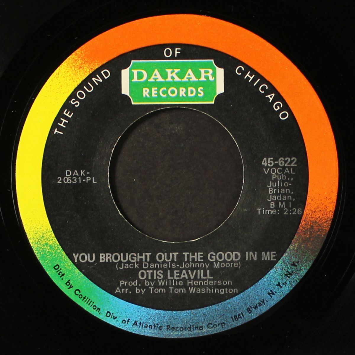 i'm so jealous / you brought out the good in me by OTIS LEAVILL
