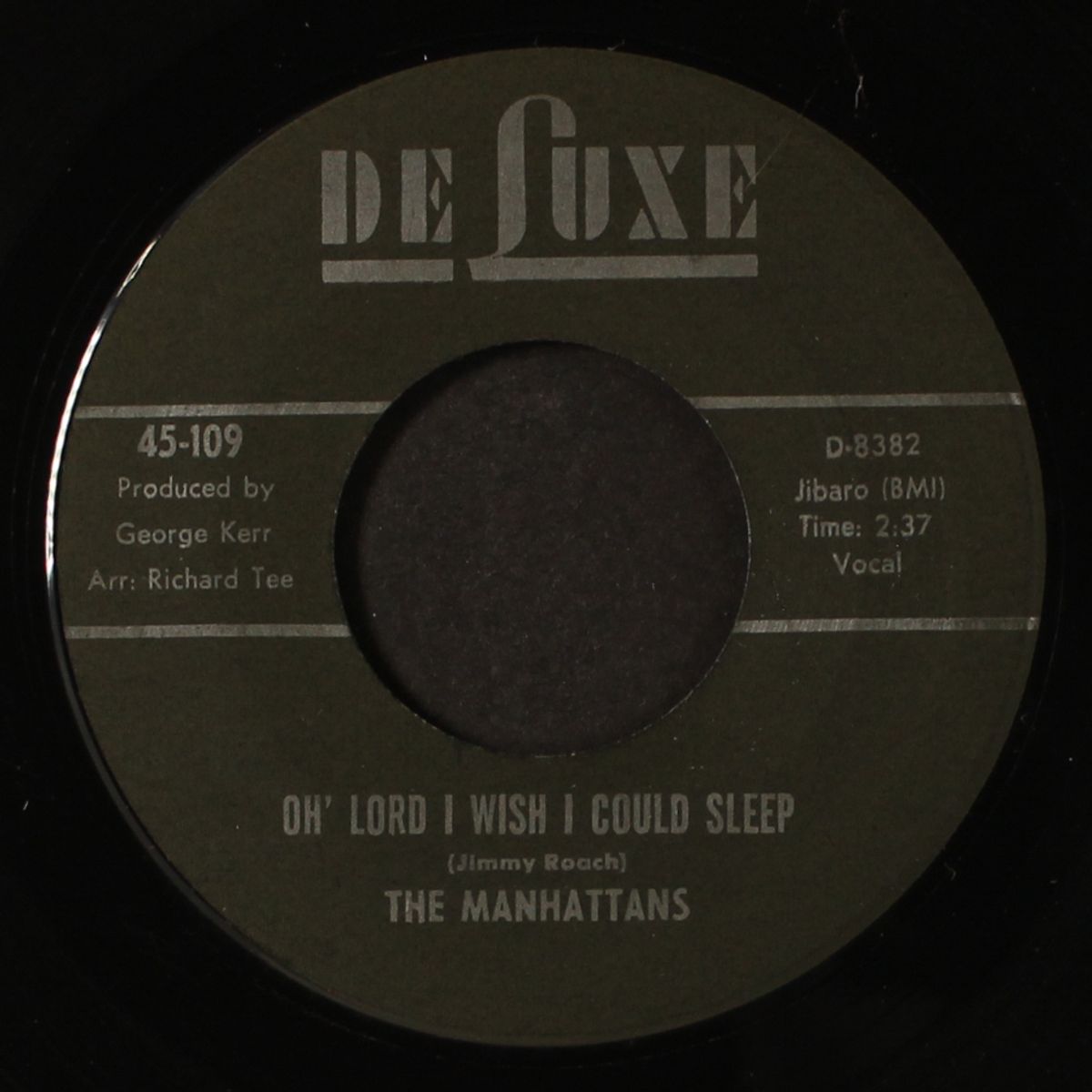 the picture became quite clear / oh' lord i wish i could sleep by MANHATTANS