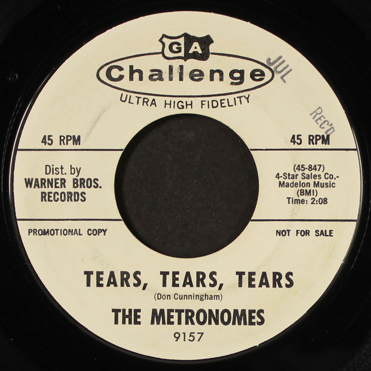 tears, tears, tears / hat time by METRONOMES