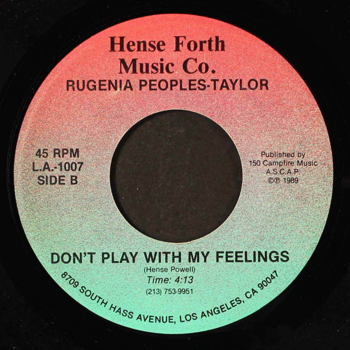 don't play with my feelings / instro by RUGENIA PEOPLES-TAYLOR