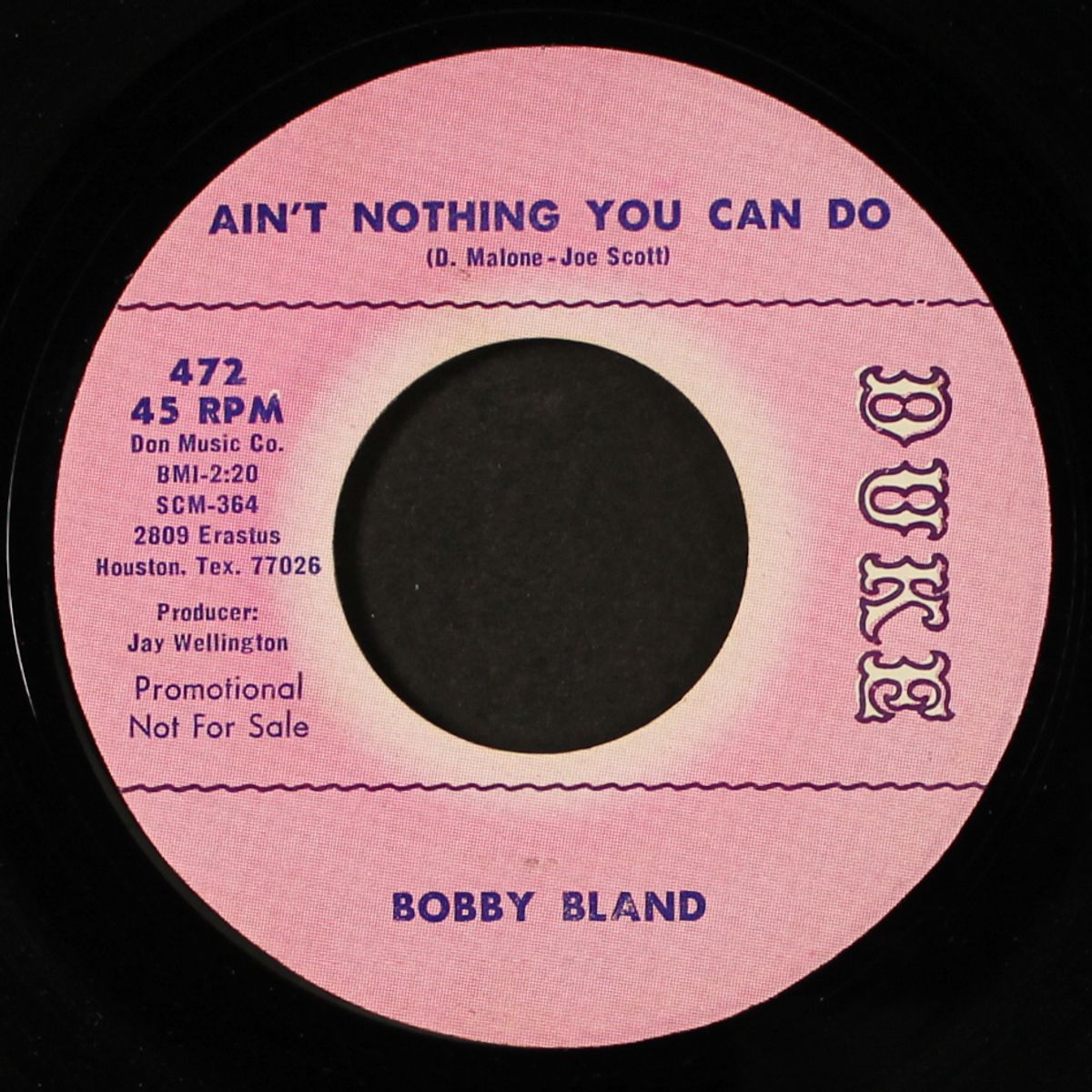 ain't nothing you can do by BOBBY BLAND