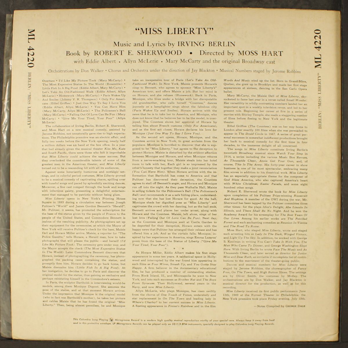 miss liberty by ORIGINAL CAST