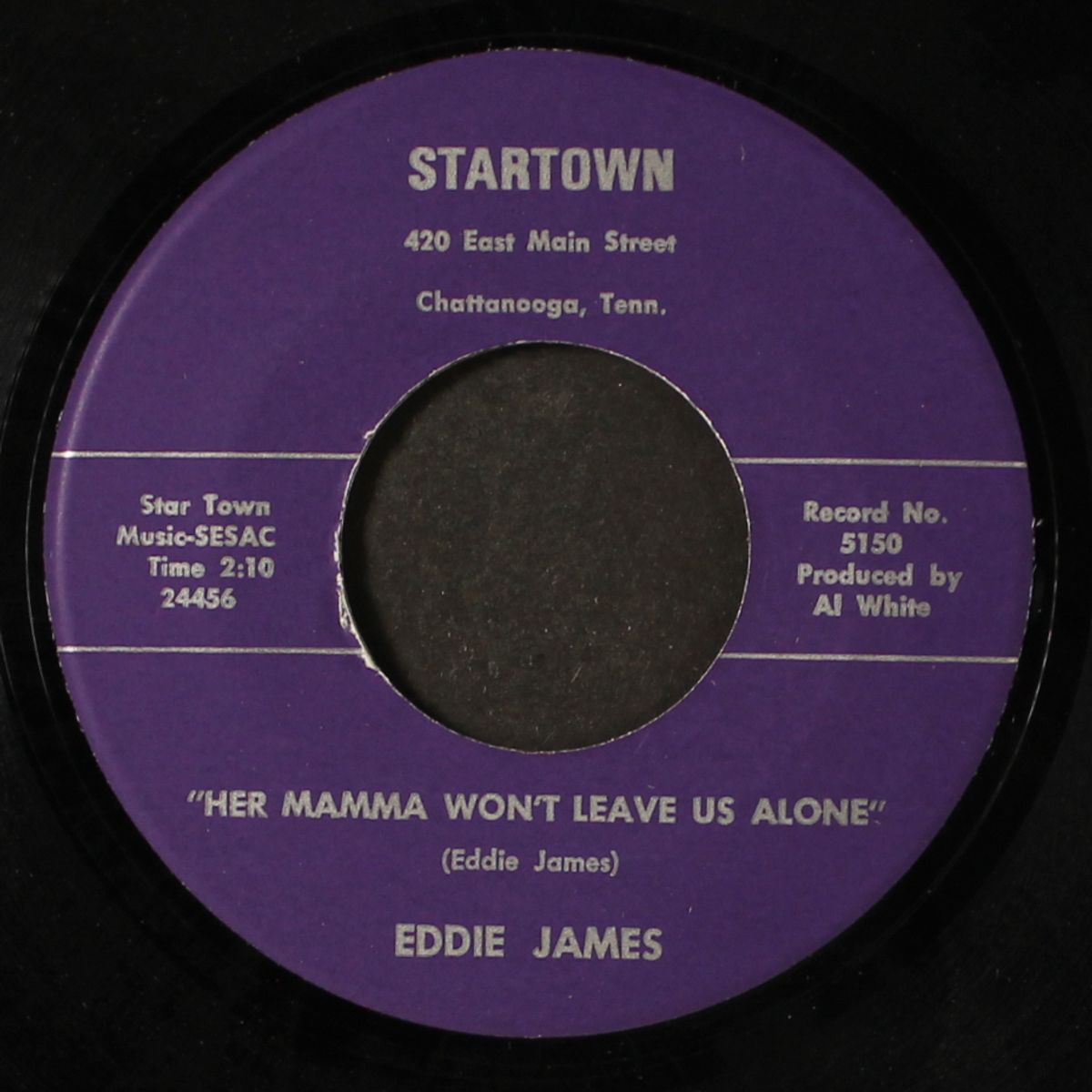 her mamma won't leave us alone / sad sad feeling by EDDIE JAMES
