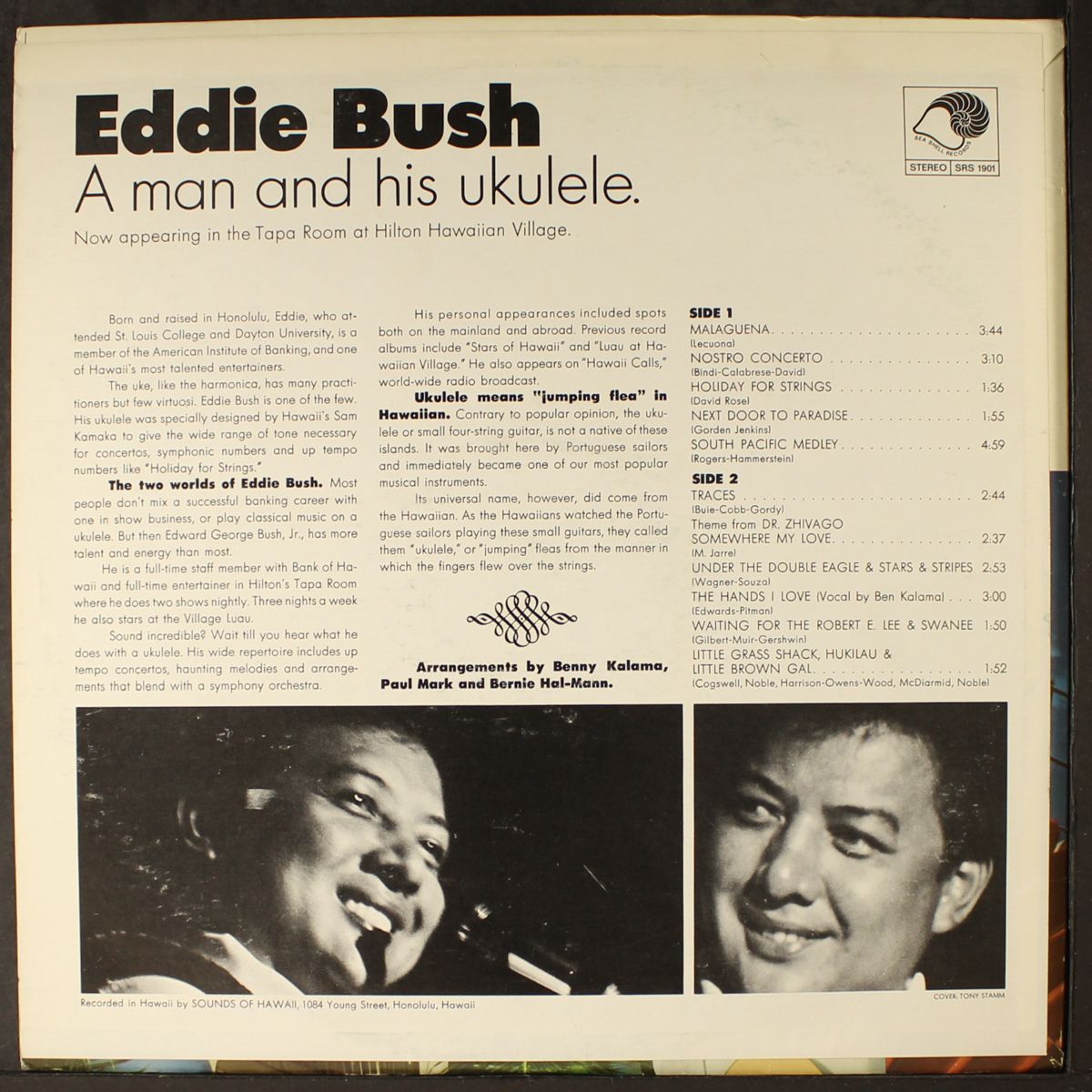 a man and his ukulele by EDDIE BUSH