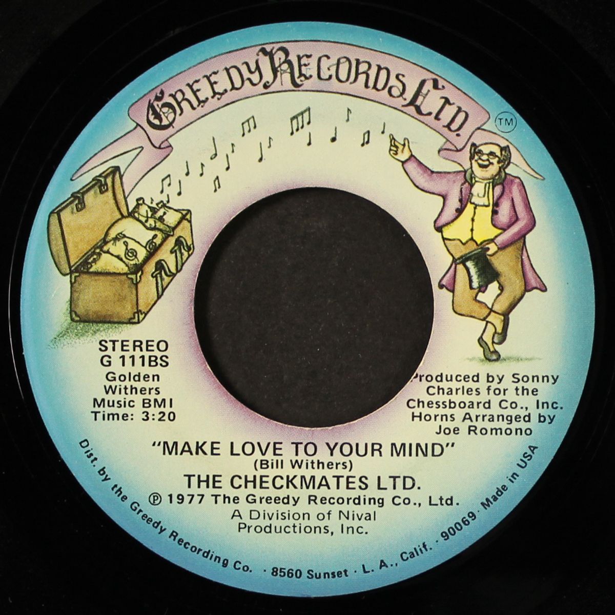 i'm laying my heart on the line / make love to your mind by CHECKMATES LTD.