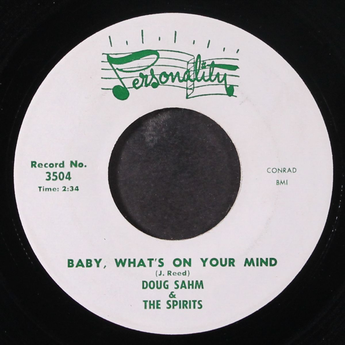 crazy, crazy feelin' / baby, what's on your mind by DOUG SAHM & SPIRITS