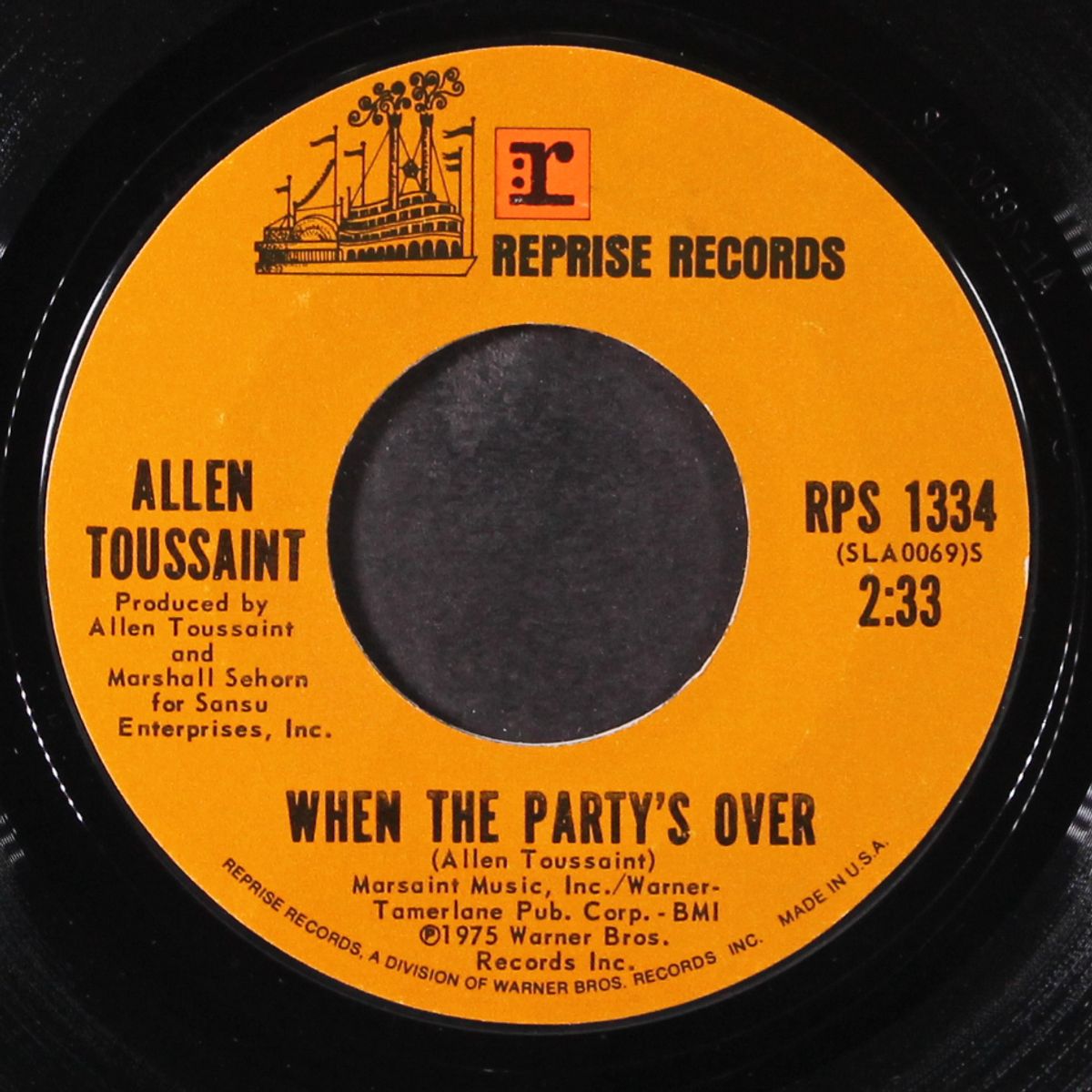 when the party's over / country john by ALLEN TOUSSAINT