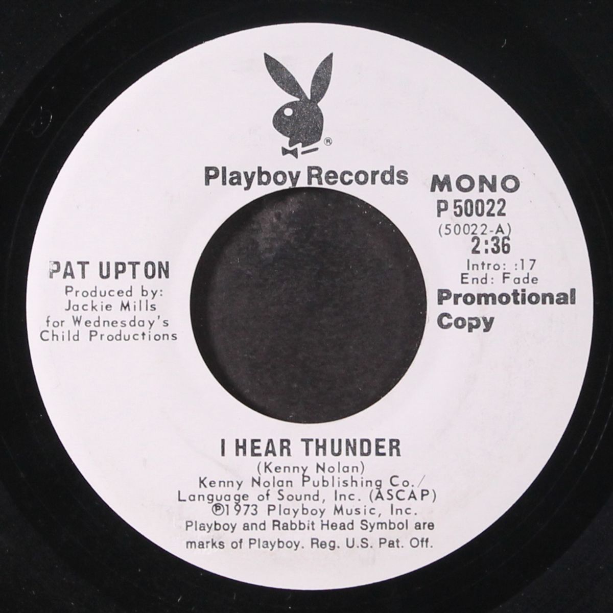 i hear thunder / mono by PAT UPTON