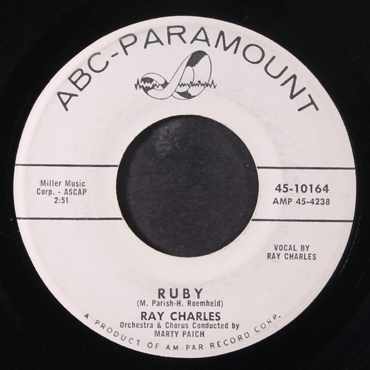 ruby / hard hearted hannah by RAY CHARLES