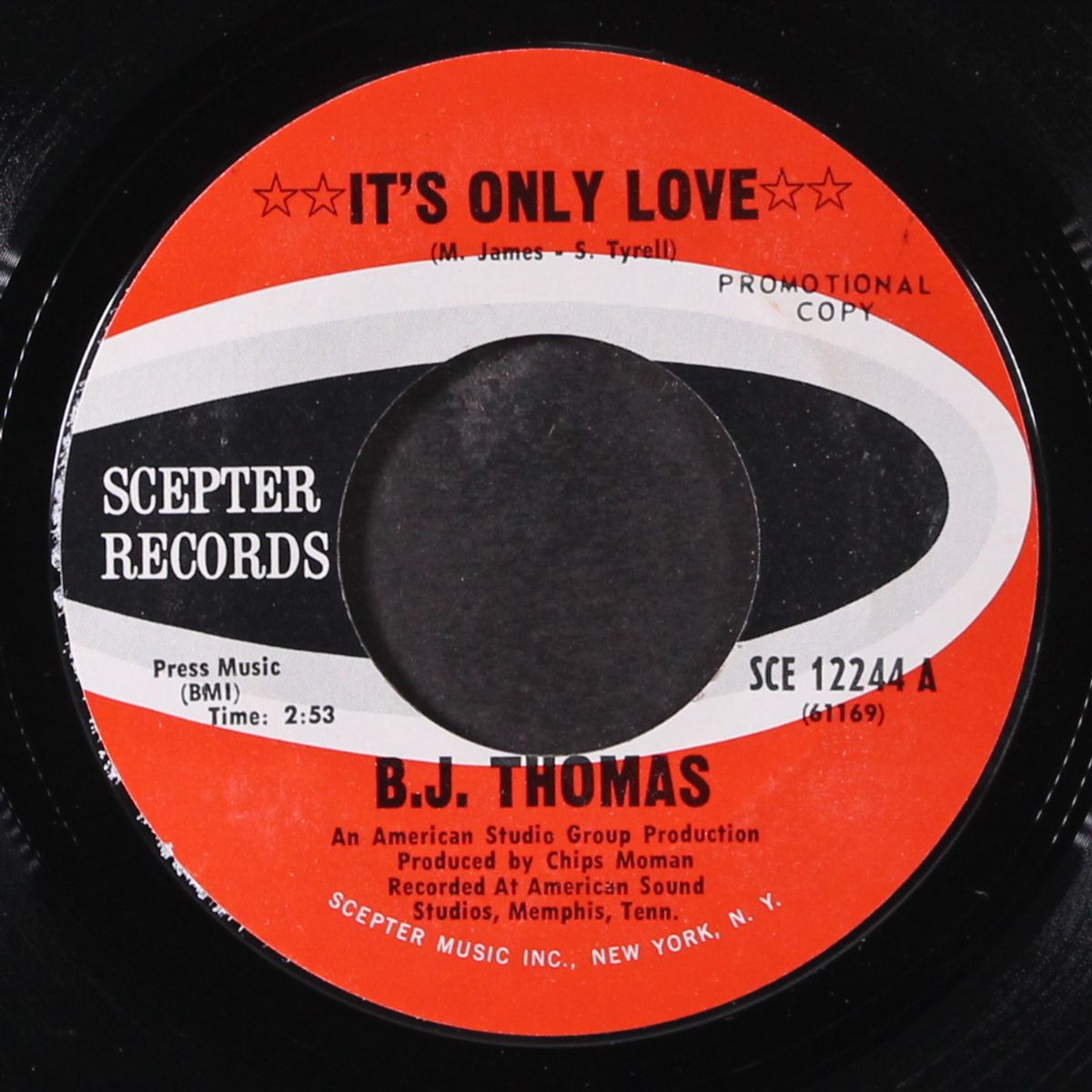 it's only love by B.J. THOMAS