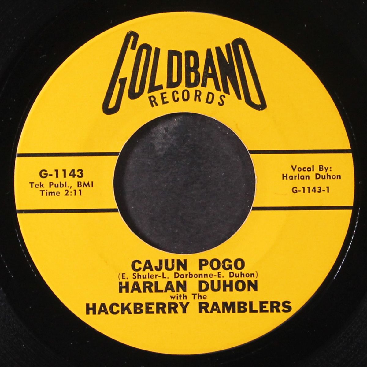 cajun pogo / jolie tite fille by HARLAN DUHON & HACKBERRY RAMBLERS