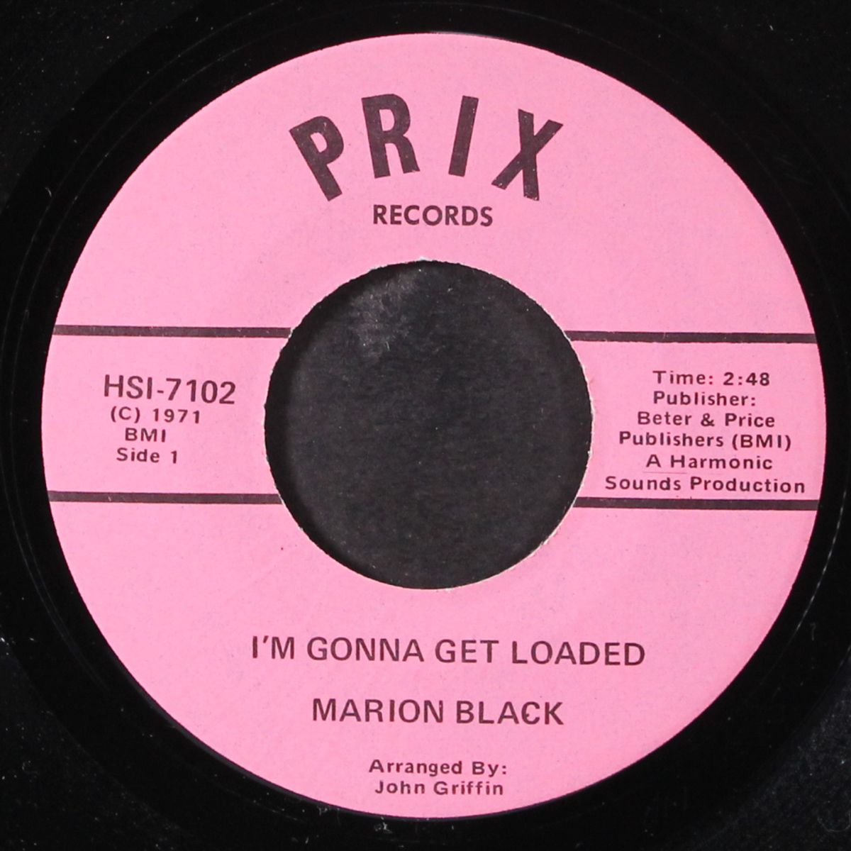 you're not alone / i'm gonna get loaded by MARION BLACK