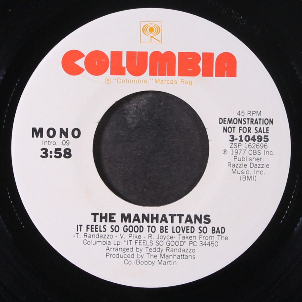 it feels so good to be loved so bad by MANHATTANS