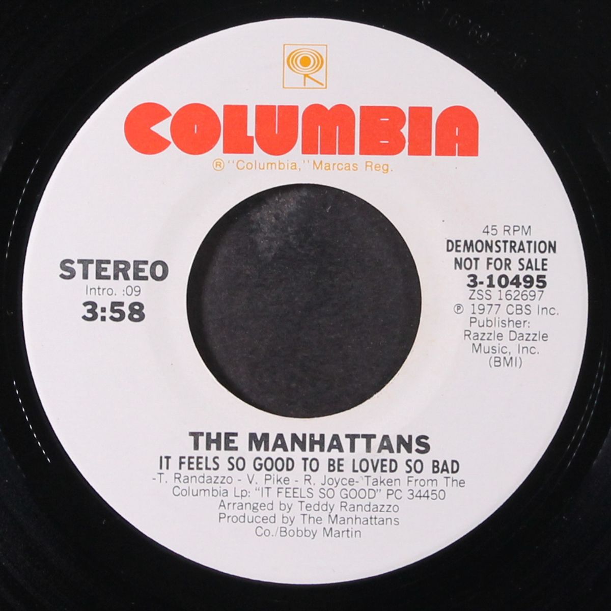 it feels so good to be loved so bad by MANHATTANS