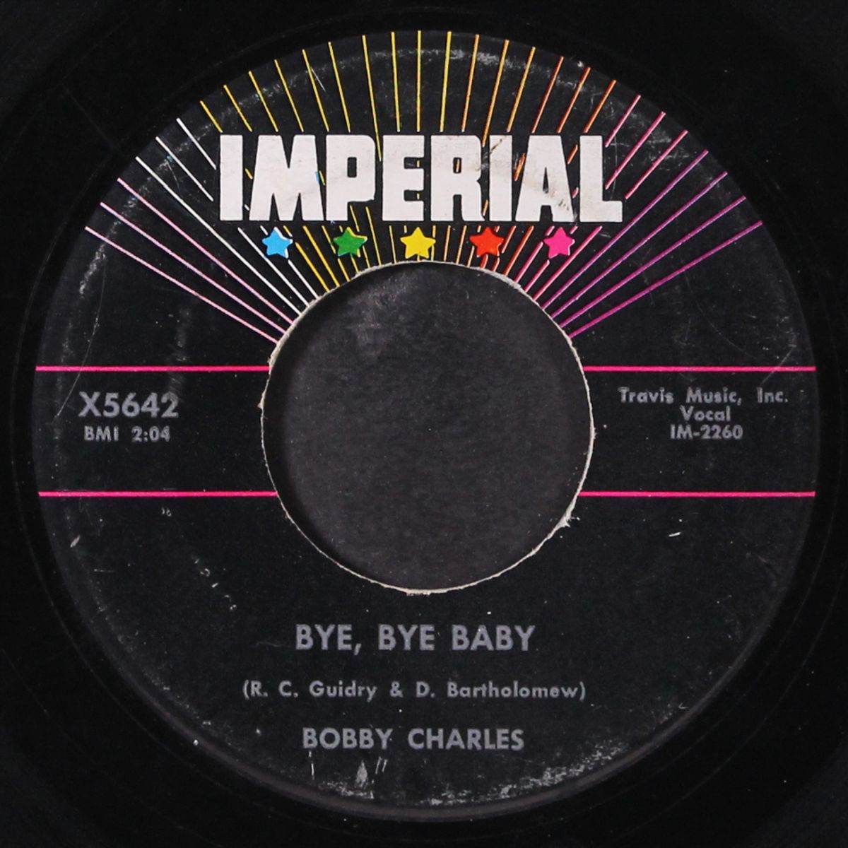 bye, bye baby / those eyes by BOBBY CHARLES