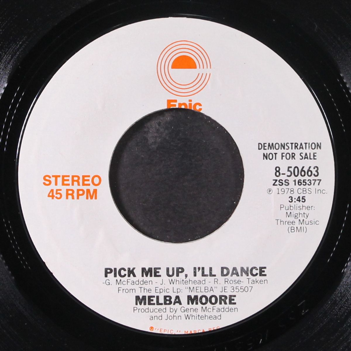 pick me up, i'll dance / mono by MELBA MOORE