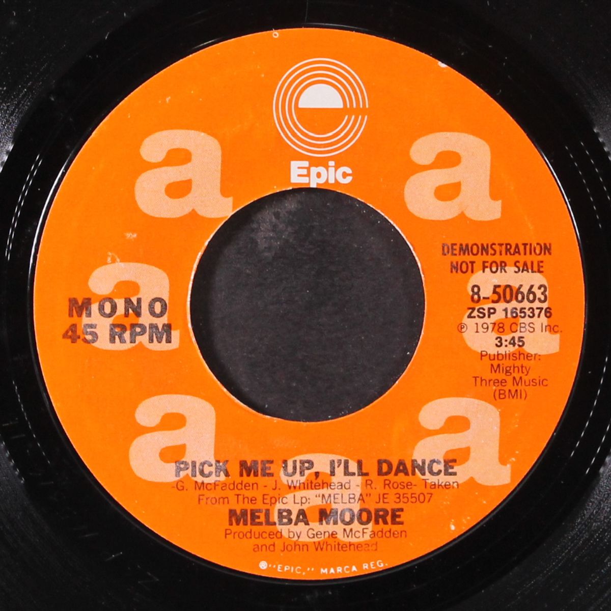 pick me up, i'll dance / mono by MELBA MOORE