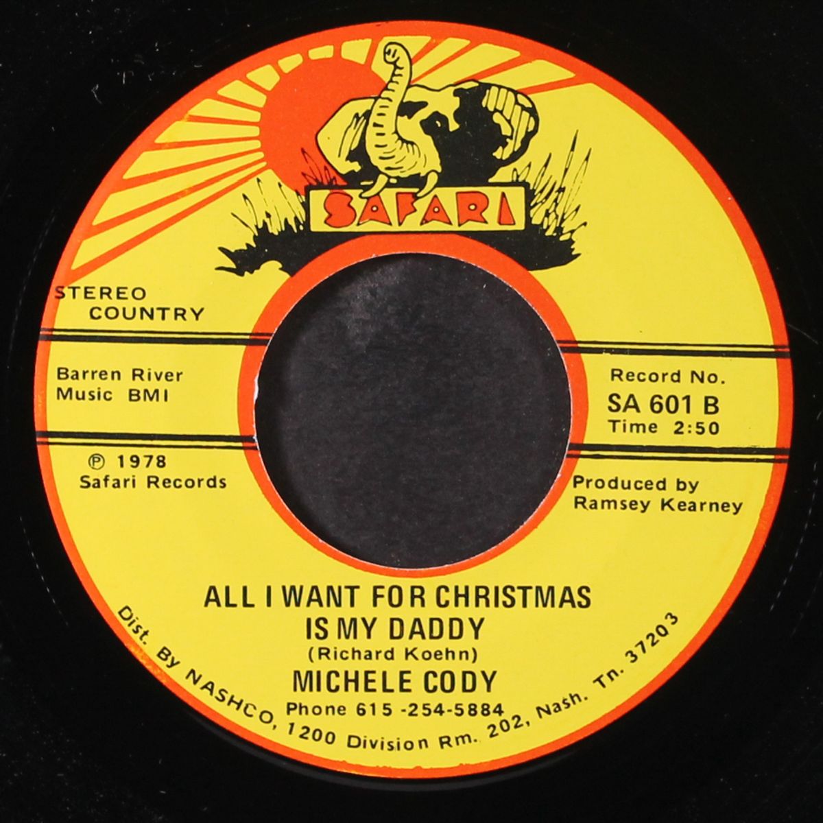merry christmas elvis / all i want for christmas is my daddy by MICHELE CODY