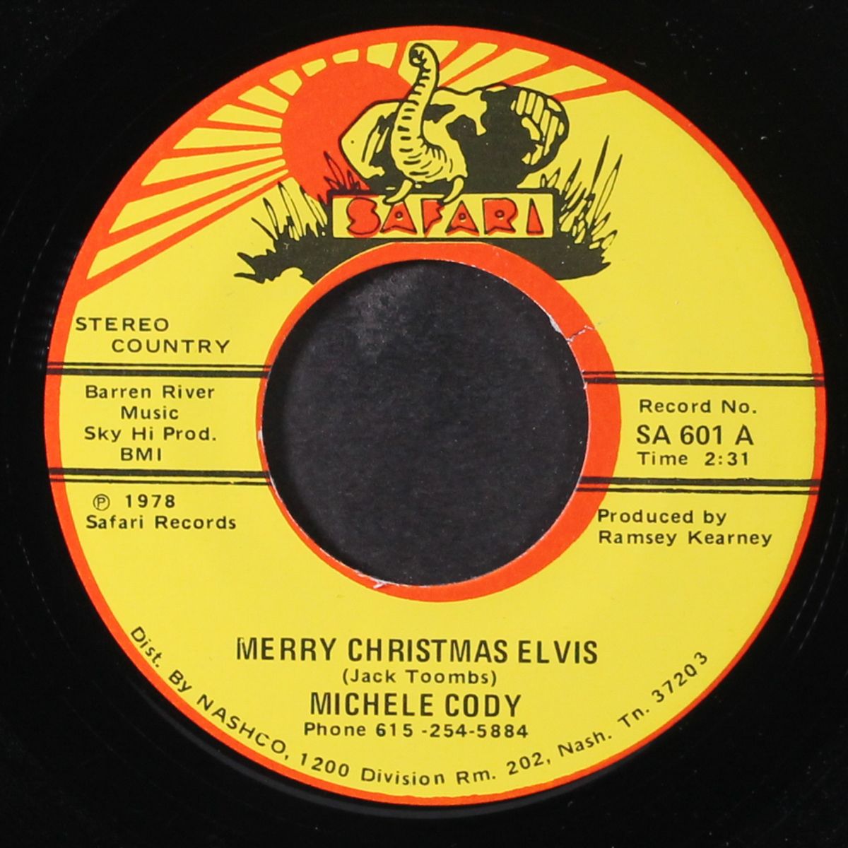 merry christmas elvis / all i want for christmas is my daddy by MICHELE CODY