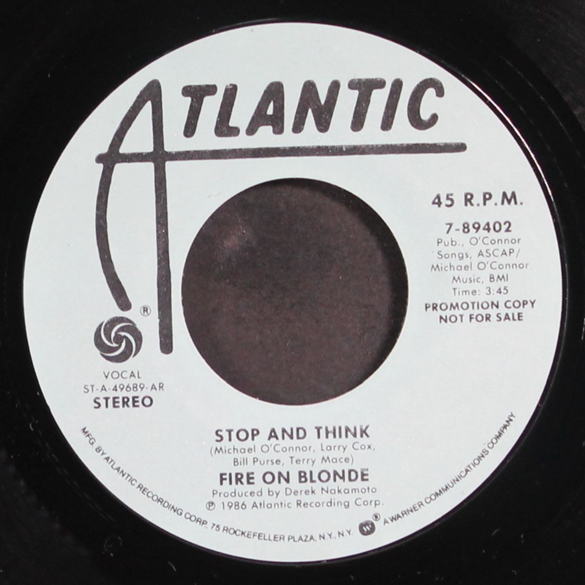 stop and think / same by FIRE ON BLONDE