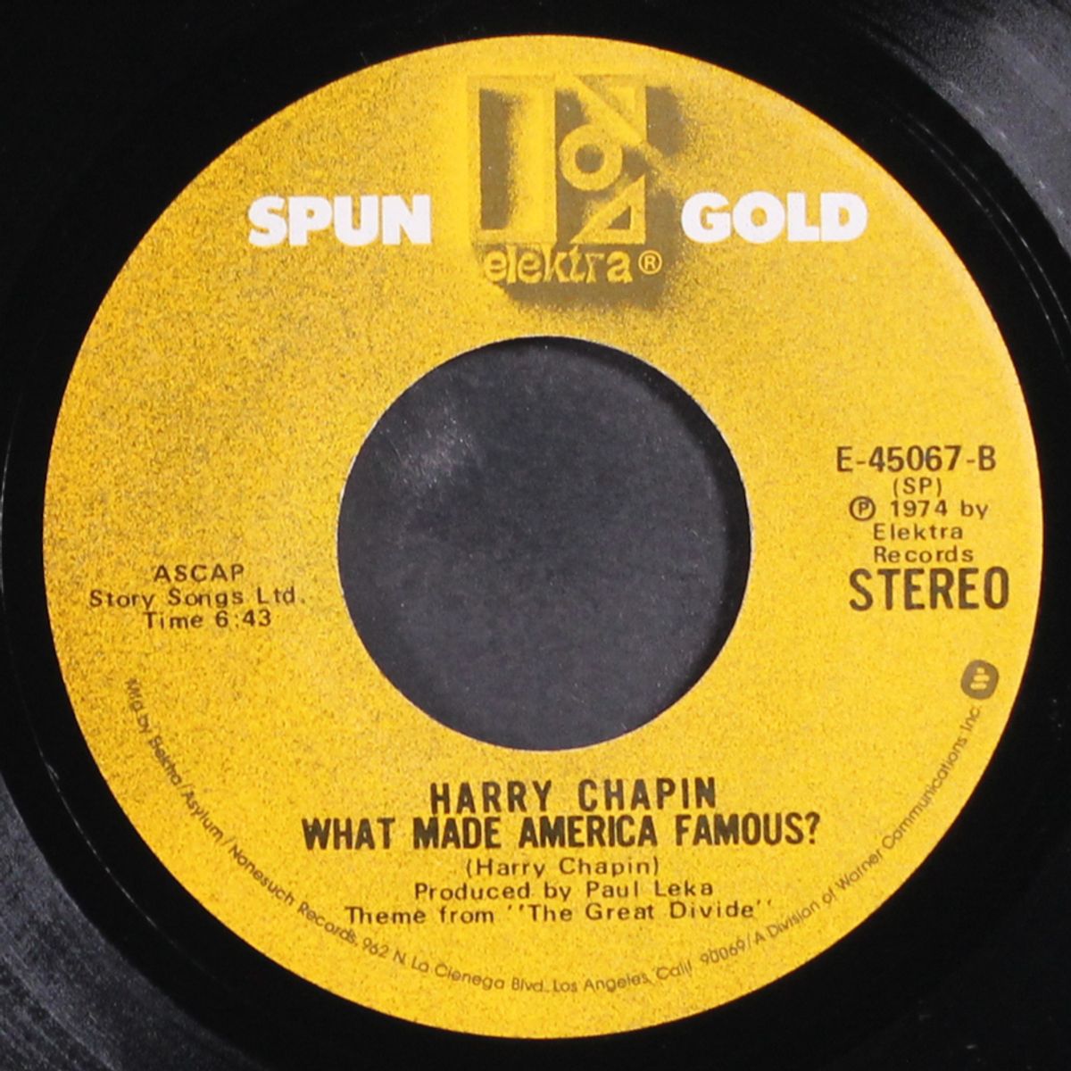 cat's in the cradle / what made america famous? by HARRY CHAPIN